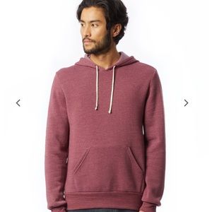 Alternative Eco True Currant Fleece Hoodie, XL
